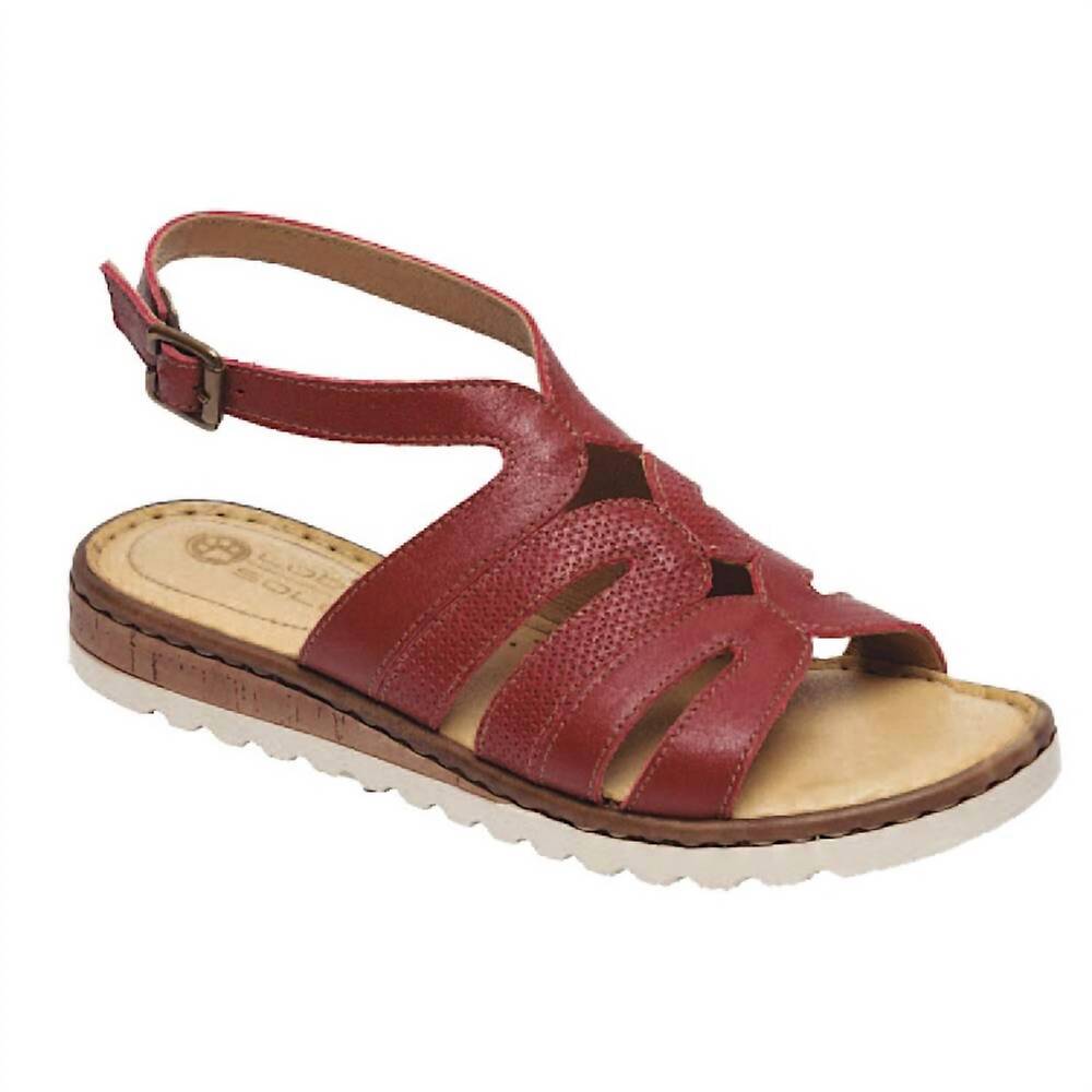 NEW LOBO SOLO women's 1862 sandal in red